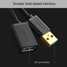 Load image into Gallery viewer, Ugreen 3m USB 3.0 Male to Female Data Sync Super Speed Transmission Extension Cord Cable, Length: 3m