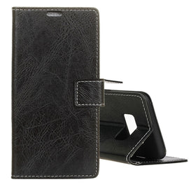 Retro Crazy Horse Texture Horizontal Flip Leather Case fore Galaxy S10e, with Holder & Card Slots & Photo Frame