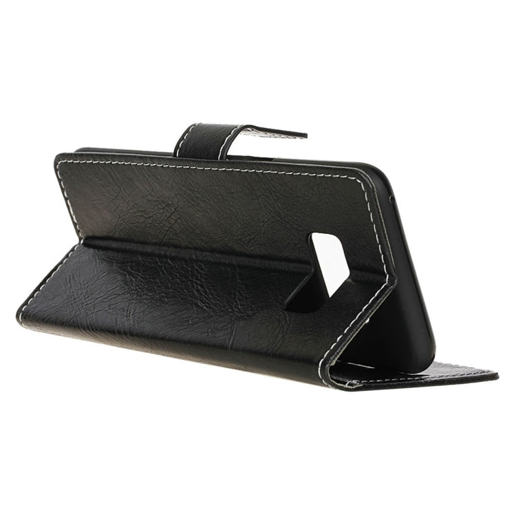 Retro Crazy Horse Texture Horizontal Flip Leather Case fore Galaxy S10e, with Holder & Card Slots & Photo Frame