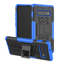Load image into Gallery viewer, Tire Texture TPU+PC Shockproof Case for Galaxy S10+, with Holder