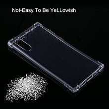 Load image into Gallery viewer, For Galaxy Note10 Four-Corner Shockproof Ultra-Thin Transparent TPU Case
