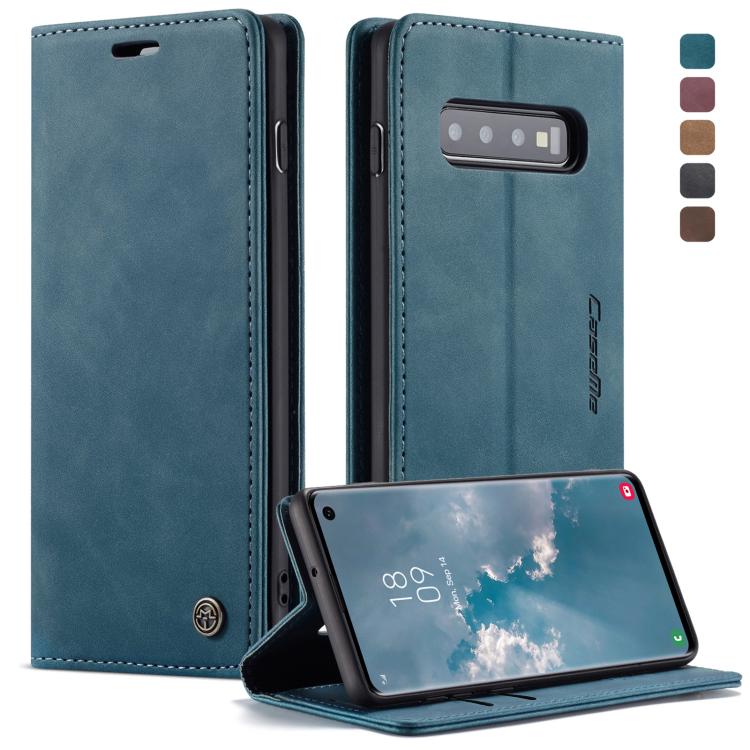 CaseMe-013 Multifunctional Retro Frosted Horizontal Flip Leather Case for Galaxy S10, with Card Slot & Holder & Wallet