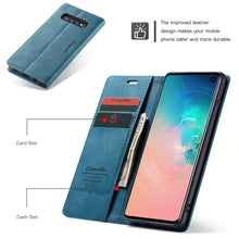 Load image into Gallery viewer, CaseMe-013 Multifunctional Retro Frosted Horizontal Flip Leather Case for Galaxy S10, with Card Slot &amp; Holder &amp; Wallet, For Galaxy S10