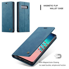 Load image into Gallery viewer, CaseMe-013 Multifunctional Retro Frosted Horizontal Flip Leather Case for Galaxy S10, with Card Slot &amp; Holder &amp; Wallet, For Galaxy S10