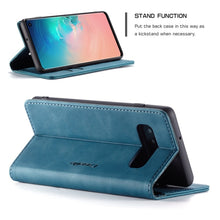 Load image into Gallery viewer, CaseMe-013 Multifunctional Retro Frosted Horizontal Flip Leather Case for Galaxy S10, with Card Slot &amp; Holder &amp; Wallet, For Galaxy S10