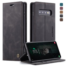 Load image into Gallery viewer, CaseMe-013 Multifunctional Retro Frosted Horizontal Flip Leather Case for Galaxy S10 Plus, with Card Slot &amp; Holder &amp; Wallet