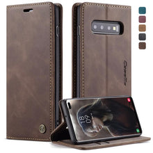 Load image into Gallery viewer, CaseMe-013 Multifunctional Retro Frosted Horizontal Flip Leather Case for Galaxy S10 Plus, with Card Slot &amp; Holder &amp; Wallet, For Galaxy S10 Plus