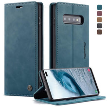 Load image into Gallery viewer, CaseMe-013 Multifunctional Retro Frosted Horizontal Flip Leather Case for Galaxy S10 Plus, with Card Slot &amp; Holder &amp; Wallet