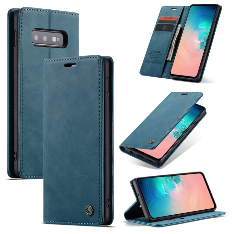 CaseMe-013 Multifunctional Retro Frosted Horizontal Flip Leather Case for Galaxy S10 E, with Card Slot & Holder & Wallet
