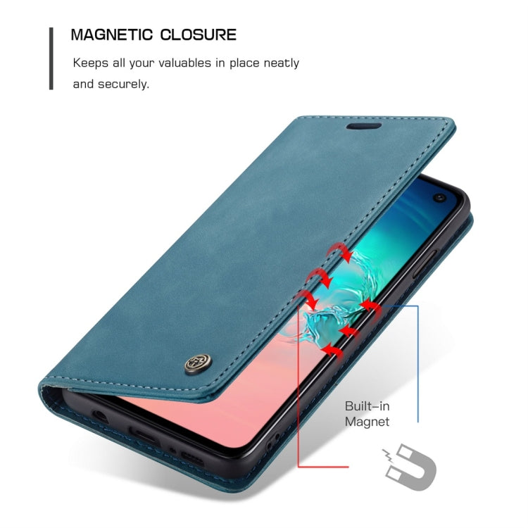 CaseMe-013 Multifunctional Retro Frosted Horizontal Flip Leather Case for Galaxy S10 E, with Card Slot & Holder & Wallet, For Galaxy S10 E