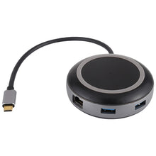 Load image into Gallery viewer, USB-C / Type-C to USB 3.0 x 3 + USB-C / Type-C + HDMI + RJ45 + SD / TF Card Reader Multi-function HUB Adapter