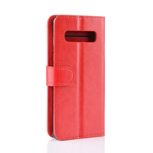 Load image into Gallery viewer, R64 Texture Single Fold Horizontal Flip Leather Case for Galaxy S10+, with Holder &amp; Card Slots &amp; Wallet, For Galaxy S10+