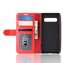 Load image into Gallery viewer, R64 Texture Single Fold Horizontal Flip Leather Case for Galaxy S10+, with Holder &amp; Card Slots &amp; Wallet, For Galaxy S10+