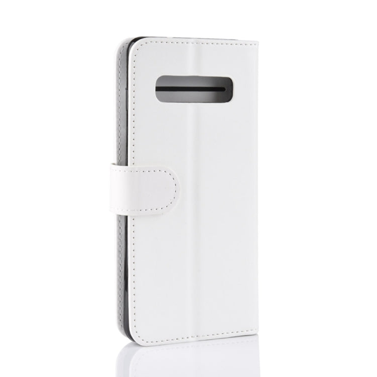 R64 Texture Single Fold Horizontal Flip Leather Case for Galaxy S10+, with Holder & Card Slots & Wallet