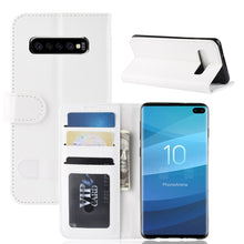 Load image into Gallery viewer, R64 Texture Single Fold Horizontal Flip Leather Case for Galaxy S10+, with Holder &amp; Card Slots &amp; Wallet, For Galaxy S10+