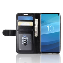 Load image into Gallery viewer, R64 Texture Single Fold Horizontal Flip Leather Case for Galaxy S10, with Holder &amp; Card Slots &amp; Wallet