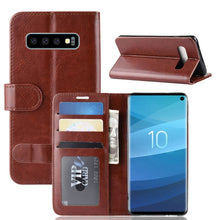 Load image into Gallery viewer, R64 Texture Single Fold Horizontal Flip Leather Case for Galaxy S10, with Holder &amp; Card Slots &amp; Wallet