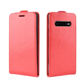 Business Style Vertical Flip TPU Leather Case for Galaxy S10+, with Card Slot