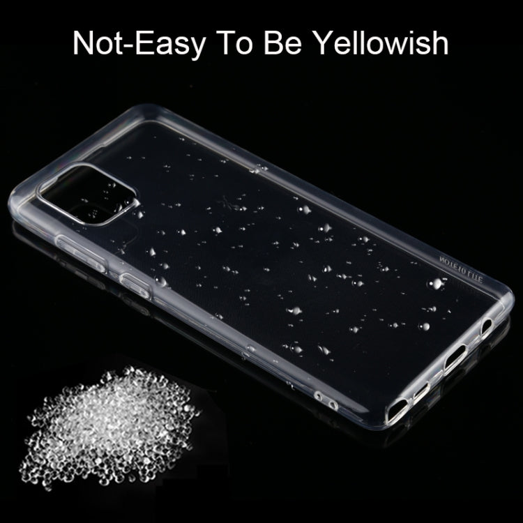 For Galaxy A81 0.75mm Ultrathin Transparent TPU Soft Protective Case