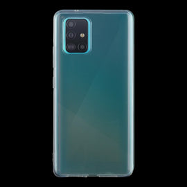For Galaxy A91 0.75mm Ultrathin Transparent TPU Soft Protective Case