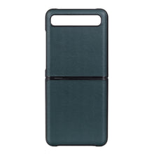 Load image into Gallery viewer, For Galaxy Z Flip Genuine Leather Lambskin Texture Folding Protective Case