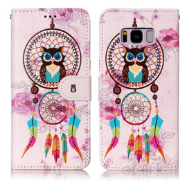 For Galaxy S8 Gloss Oil Embossed Horizontal Flip Leather Case with Holder & Card Slots & Wallet & Photo Frame