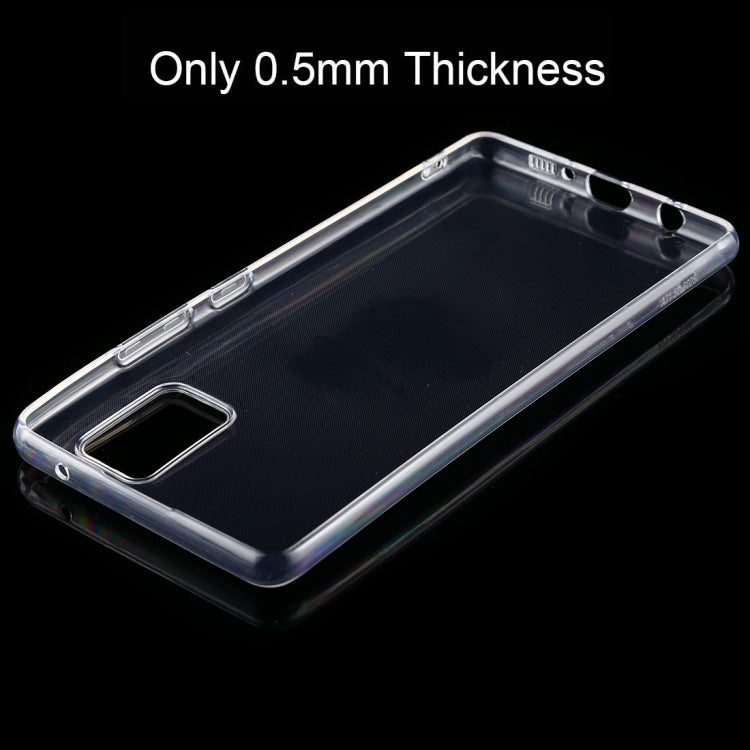 For Galaxy A71 5G 0.5mm Ultra-Thin Transparent TPU Protective Case