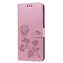 Load image into Gallery viewer, Rose Embossed Horizontal Flip PU Leather Case for Samsung Galaxy A7 (2018) , with Holder &amp; Card Slots &amp; Wallet