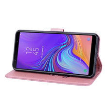 Load image into Gallery viewer, Rose Embossed Horizontal Flip PU Leather Case for Samsung Galaxy A7 (2018) , with Holder &amp; Card Slots &amp; Wallet
