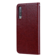 Load image into Gallery viewer, Rose Embossed Horizontal Flip PU Leather Case for Samsung Galaxy A7 (2018) , with Holder &amp; Card Slots &amp; Wallet