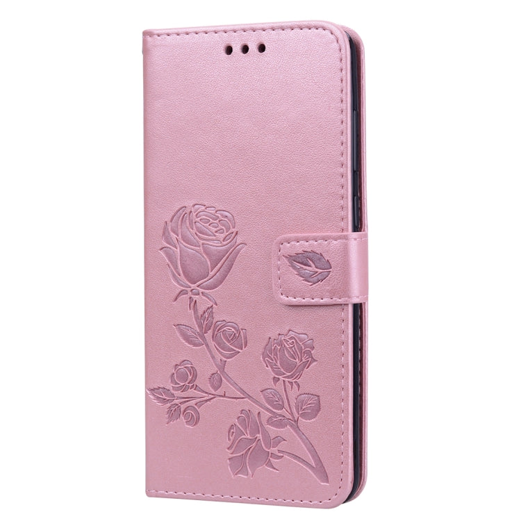 Rose Embossed Horizontal Flip PU Leather Case for Samsung Galaxy A9 (2018) , with Holder & Card Slots & Wallet