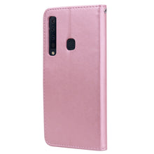Load image into Gallery viewer, Rose Embossed Horizontal Flip PU Leather Case for Samsung Galaxy A9 (2018) , with Holder &amp; Card Slots &amp; Wallet