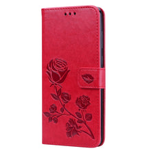 Load image into Gallery viewer, Rose Embossed Horizontal Flip PU Leather Case for Samsung Galaxy A9 (2018) , with Holder &amp; Card Slots &amp; Wallet, For Samsung Galaxy A9 (2018)