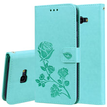 Load image into Gallery viewer, Rose Embossed Horizontal Flip PU Leather Case for Samsung Galaxy J4 Plus, with Holder &amp; Card Slots &amp; Wallet, For Samsung Galaxy J4 Plus