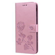 Load image into Gallery viewer, Rose Embossed Horizontal Flip PU Leather Case for Samsung Galaxy J4 Plus, with Holder &amp; Card Slots &amp; Wallet