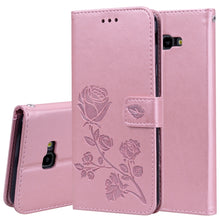 Load image into Gallery viewer, Rose Embossed Horizontal Flip PU Leather Case for Samsung Galaxy J4 Plus, with Holder &amp; Card Slots &amp; Wallet, For Samsung Galaxy J4 Plus