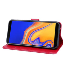 Load image into Gallery viewer, Rose Embossed Horizontal Flip PU Leather Case for Samsung Galaxy J4 Plus, with Holder &amp; Card Slots &amp; Wallet, For Samsung Galaxy J4 Plus