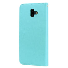 Load image into Gallery viewer, Rose Embossed Horizontal Flip PU Leather Case for Samsung Galaxy J6 Plus, with Holder &amp; Card Slots &amp; Wallet