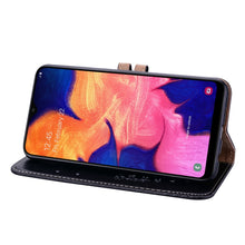 Load image into Gallery viewer, Business Style Oil Wax Texture Horizontal Flip Leather Case for Galaxy A10, with Holder &amp; Card Slots &amp; Wallet, For Galaxy A10