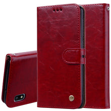 Load image into Gallery viewer, Business Style Oil Wax Texture Horizontal Flip Leather Case for Galaxy A10, with Holder &amp; Card Slots &amp; Wallet, For Galaxy A10