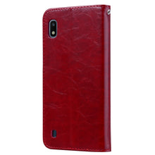 Load image into Gallery viewer, Business Style Oil Wax Texture Horizontal Flip Leather Case for Galaxy A10, with Holder &amp; Card Slots &amp; Wallet, For Galaxy A10
