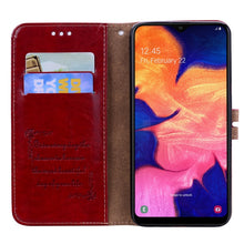 Load image into Gallery viewer, Business Style Oil Wax Texture Horizontal Flip Leather Case for Galaxy A10, with Holder &amp; Card Slots &amp; Wallet, For Galaxy A10