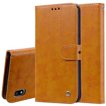 Load image into Gallery viewer, Business Style Oil Wax Texture Horizontal Flip Leather Case for Galaxy A10, with Holder &amp; Card Slots &amp; Wallet, For Galaxy A10