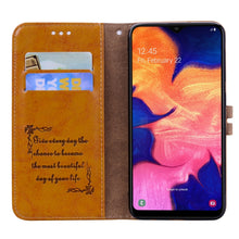 Load image into Gallery viewer, Business Style Oil Wax Texture Horizontal Flip Leather Case for Galaxy A10, with Holder &amp; Card Slots &amp; Wallet