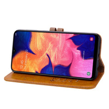 Load image into Gallery viewer, Business Style Oil Wax Texture Horizontal Flip Leather Case for Galaxy A10, with Holder &amp; Card Slots &amp; Wallet