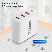 Load image into Gallery viewer, WLX-A6 4 Ports Quick Charging USB Travel Charger Power Adapter, US Plug