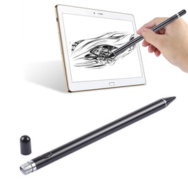 Long Universal Rechargeable Capacitive Touch Screen Stylus Pen with 2.3mm Superfine Metal Nib for iPhone, iPad, Samsung, and Other Capacitive Touch Screen Smartphones or Tablet PC
