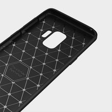 Load image into Gallery viewer, For Galaxy S9 Brushed Carbon Fiber Texture Soft TPU Anti-skip Protective Cover Back Case, For Galaxy S9, For Samsung Galaxy S9