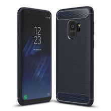 Load image into Gallery viewer, For Galaxy S9 Brushed Carbon Fiber Texture Soft TPU Anti-skip Protective Cover Back Case