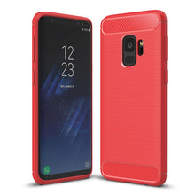 Load image into Gallery viewer, For Galaxy S9 Brushed Carbon Fiber Texture Soft TPU Anti-skip Protective Cover Back Case